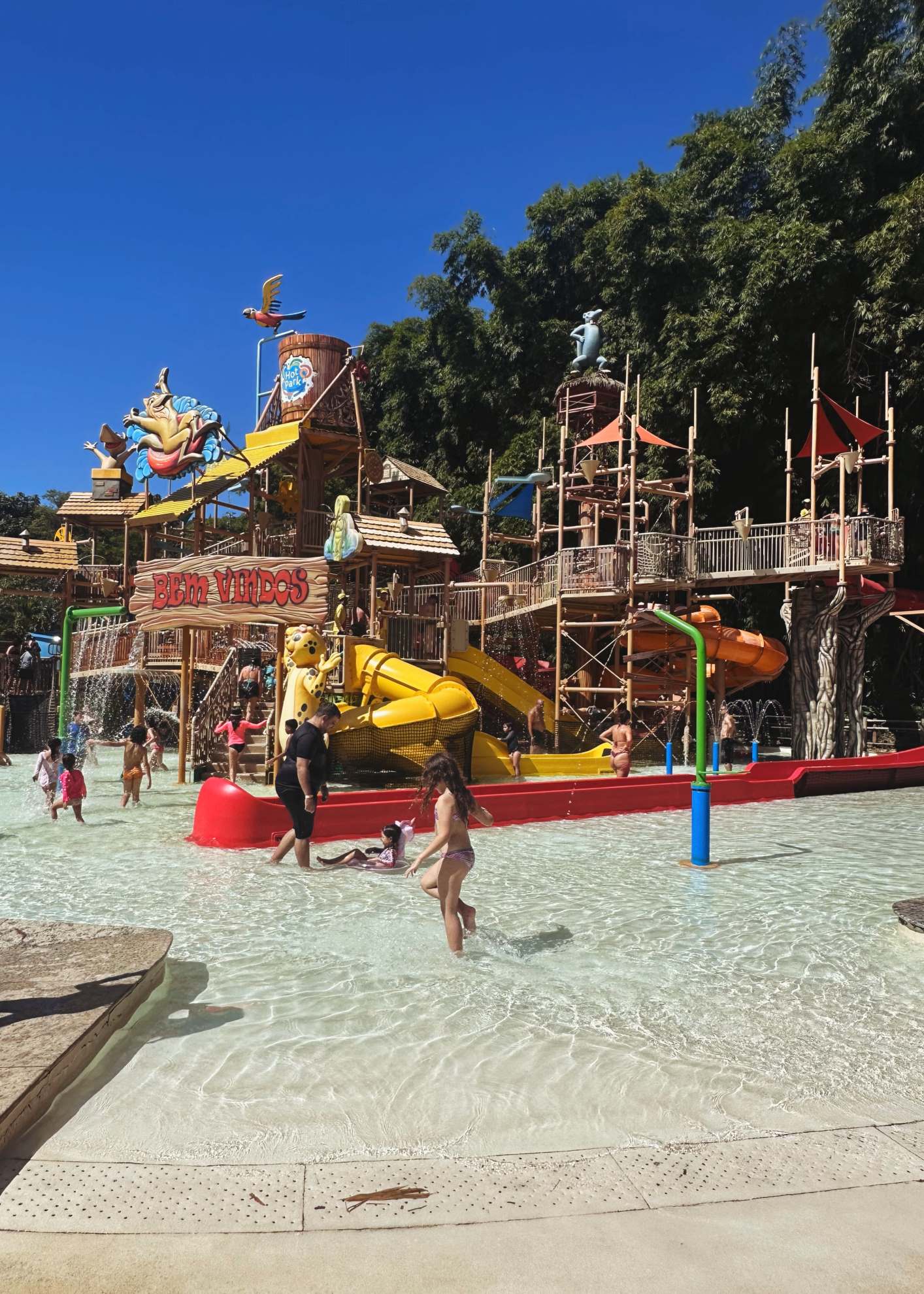 Rio Quente resorts hot park